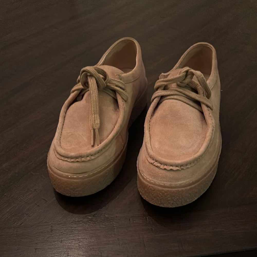 Tan Suede Casual Shoes